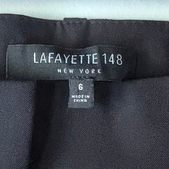 Lafayette 148 New‎ York Women’s Black Bermuda Shorts  Size 6 - Picture 5 of 6